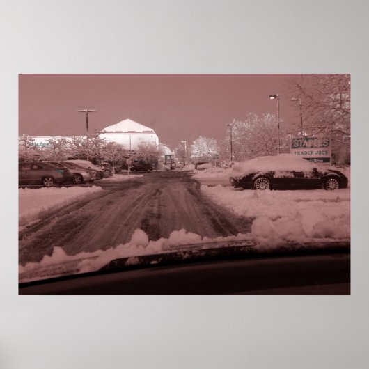 Poster voir le monde à travers des lunettes roses (Devant)