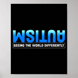 Poster Voir le monde différemment sensibilisation à l'aut