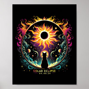 Poster Voir l'ensemble Avril 8 2024 Solar Eclipse Amoureu