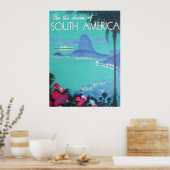 Poster Voir l'impression de l'Amérique du Sud (Cuisine)
