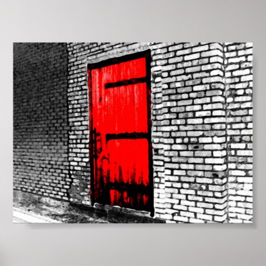 Poster Voir rouge (Devant)