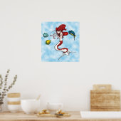 Poster voir sur les nuages (Cuisine)