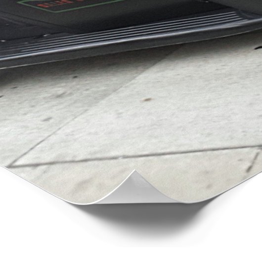 Poster Voiture (Coin)