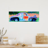 Poster Voiture abandonnée (Cuisine)