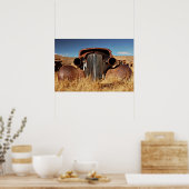 Poster Voiture abandonnée (Cuisine)