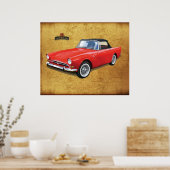 Poster Voiture Alpine (Cuisine)