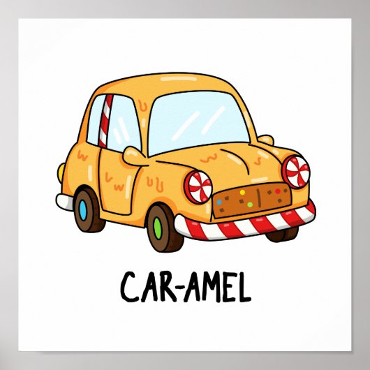 Poster Voiture-amel Funny Candy voiture-jeu (Devant)