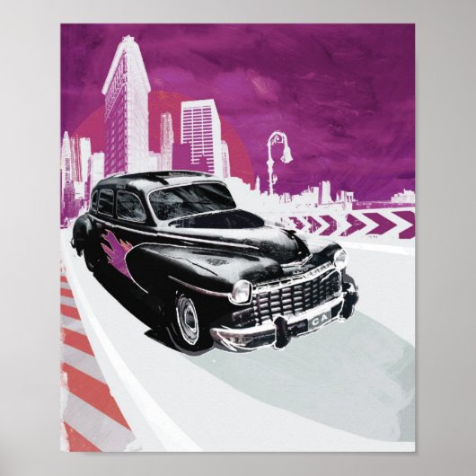 Poster Voiture ancienne (Devant)