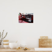 Poster Voiture ancienne avec 8 pistes (Cuisine)