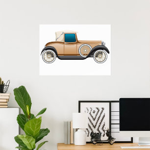 Poster Voiture Ancienne Classique