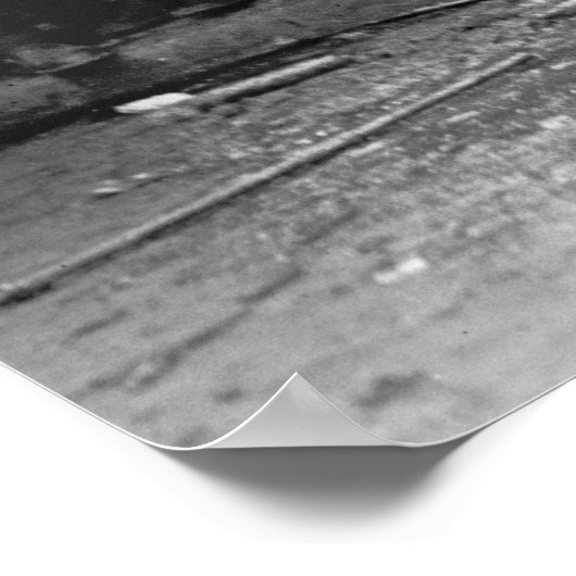 Poster Voiture ancienne détruite, années 1920 (Coin)