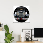Poster Voiture antique (Bureau à domicile)