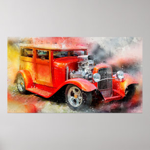 Poster Voiture antique