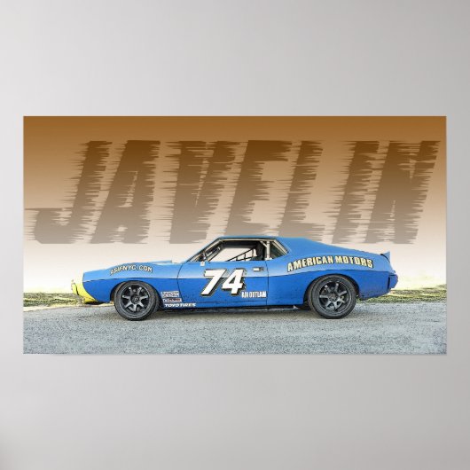 Poster Voiture automobile AMC Javelin Road (Devant)