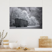 Poster Voiture-boîte abandonnée (Cuisine)