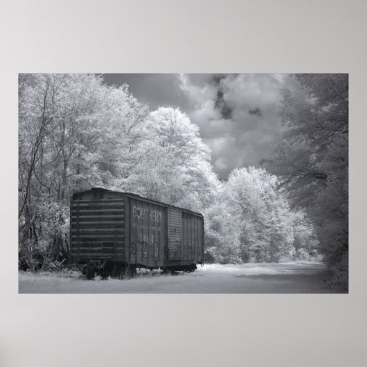 Poster Voiture-boîte abandonnée (Devant)