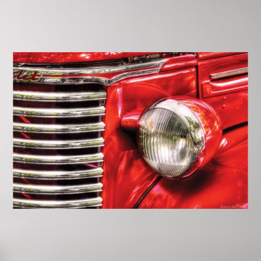 Poster Voiture - Chevrolet (Devant)