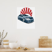 Poster voiture civique (Cuisine)
