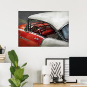 Poster Voiture - Classic 50's (Bureau à domicile)