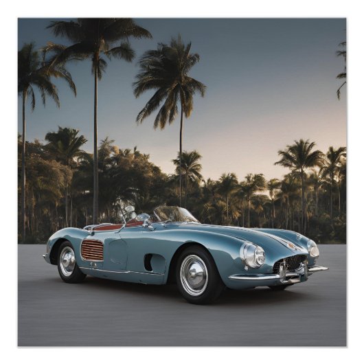 POSTER VOITURE CLASSIQUE (Devant)