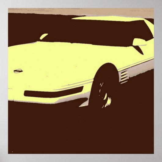 Poster Voiture classique 1992 (Devant)