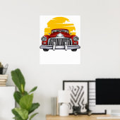 Poster voiture classique 2 (Bureau à domicile)