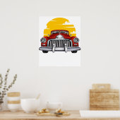 Poster voiture classique 2 (Cuisine)