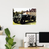Poster Voiture classique ancienne (Bureau à domicile)