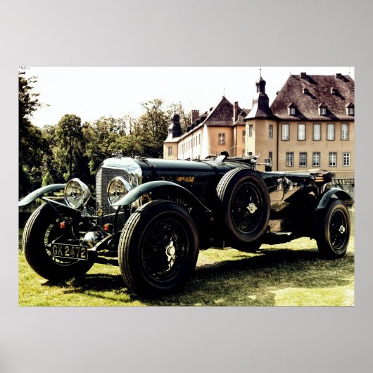 Poster Voiture classique ancienne (Devant)