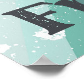 Poster Voiture classique avec typographie. (Coin)