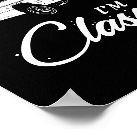 Poster Voiture classique Chevy Impala (Coin)