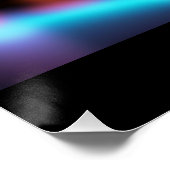 Poster Voiture classique Neon Glow - Vibes futuristes Art (Coin)