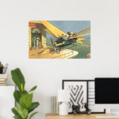 Poster Voiture convertible Steampunk de science-fiction v (Bureau à domicile)