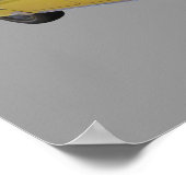 Poster Voiture d'antiquité Chevrolet Bel Air 1955 (Coin)