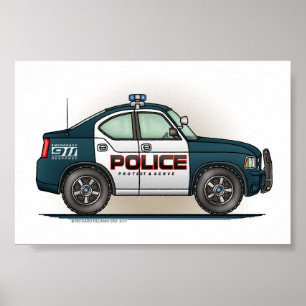 Poster Voiture de cannette de fil de voiture