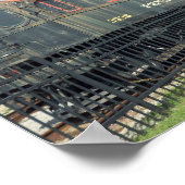 Poster Voiture de chemin de fer Strasbourg (Coin)