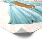 Poster Voiture de conte de fées Princesse Chambre de bébé (Coin)