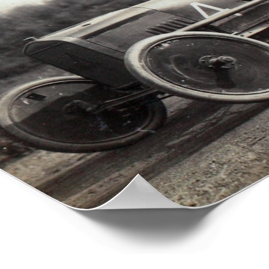 Poster Voiture de course (Coin)