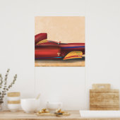 Poster Voiture de course (Cuisine)