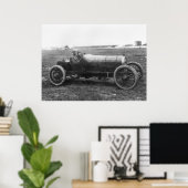 Poster Voiture de course 1913 (Bureau à domicile)