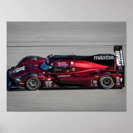 Poster Voiture de course #55 (Devant)