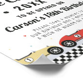 Poster Voiture de course Anniversaire Heure Capsule Signa (Coin)