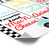 Poster Voiture de course Anniversaire Thème Jalon Graphiq (Coin)