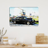 Poster Voiture de course Chevy POW-MIA 1955 (Cuisine)