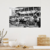 Poster Voiture de course de la Coupe Vanderbilt : 1910 (Cuisine)