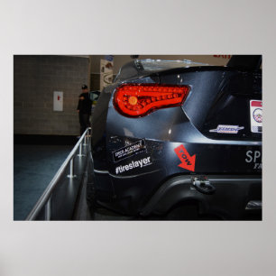 Poster Voiture de dérive du Scion FRS