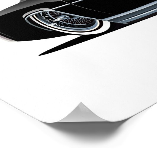 Poster Voiture de dessin (Coin)