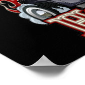 Poster Voiture de dessin (Coin)