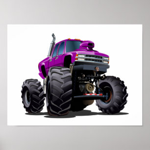 Poster Voiture de dessin
