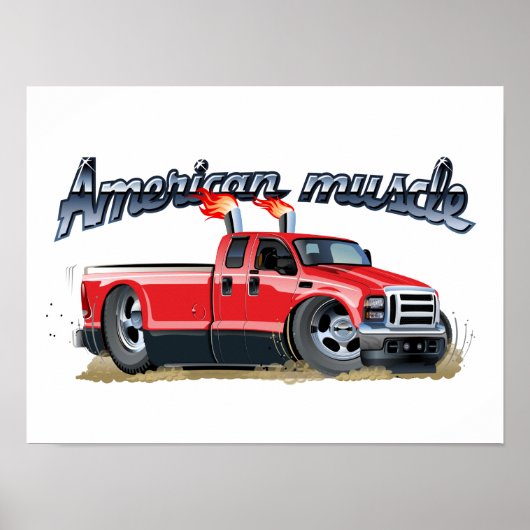 Poster Voiture de dessin (Devant)